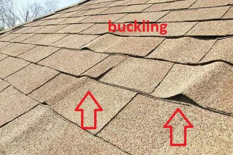 Use of old wooden boards can cause buckling roofer mistakes