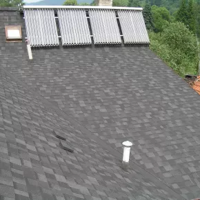 Armourvent Standard Black on shingle roof